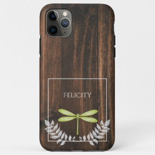 Rustic Green Dragonfly Case-Mate iPhone Case