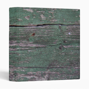 Rustic green wood binder