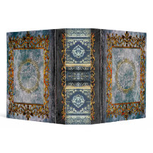 Rustic Grey Blue Celtic Ancient Tome