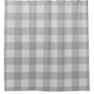 Rustic Grey Blue Chequered Squares Plaid