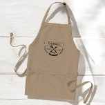 Rustic Grillmaster Father's Day Dad Standard Apron<br><div class="desc">Elevate his grilling game with the Modern Grillmaster Personalized Men's Apron! Featuring sleek, contemporary design, this apron is customized with his name and photo for a personal touch. Made with durable, high-quality fabric, it’s both stylish and practical, offering full coverage to protect against spills and splashes. Perfect for BBQ enthusiasts,...</div>