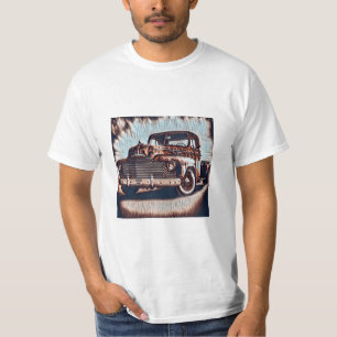Rustic Grunge Truck - A Vintage Beauty T-Shirt