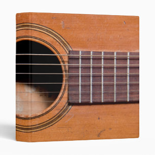 Rustic guitar binder