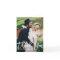 Rustic Hand Lettering Photo Wedding Thank You Card