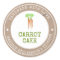 Rustic Handmade with Love  | Carrot Cake Label