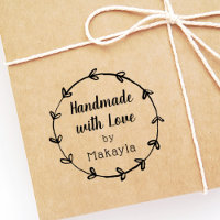 Rustic Handmade with Love Wreath