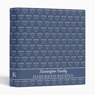 Rustic Hanukkah Menorah Holiday Memories Recipe Binder