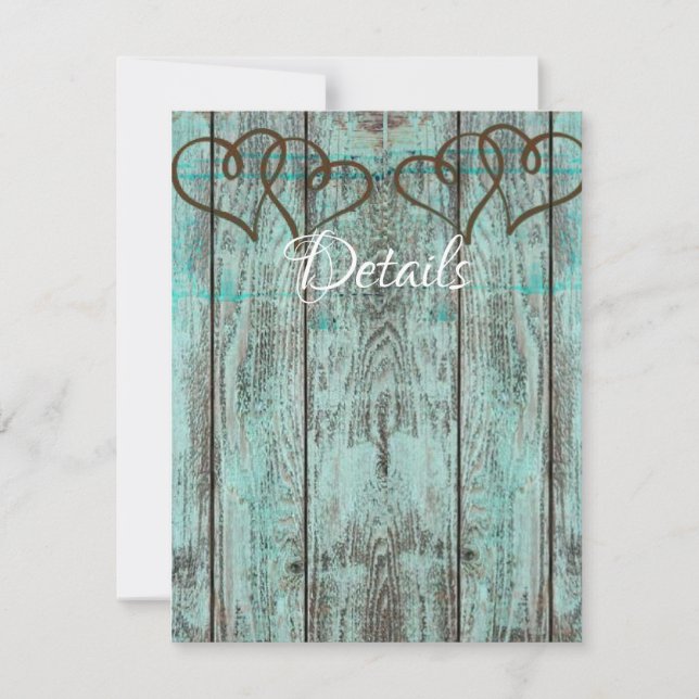 Rustic Hearts Details Card (Front)