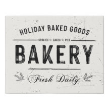 Rustic Holiday Baked Goods Vintage Farmhouse