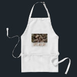 Rustic Holiday Love and Joy Pine Cone Standard Apron<br><div class="desc">Festive,  rustic pine cones accentuate this classic,  elegant design wishing holiday Love and Joy.</div>