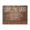 Rustic Holiday Party Save the Date Postcard