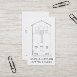 Rustic Home Contractor Architect Real Estate Agent Business Card