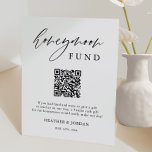 Rustic Honey Moon Wish QR Code Sign<br><div class="desc">Say "I do" to a modern wedding! Planning a wedding? You'll need modern calligraphy wedding day signs, wedding table decorations, and minimalist Calligraphy WeddingRustic Honeymoon Fund QR Wishing Well Sign. We offer modern calligraphy styles for all your needs. Order on Zazzle and I'll help you create your personalized design on...</div>