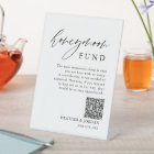 Rustic Honeymoon Fund QR Wishing Well Sign