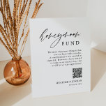 Rustic Honeymoon Fund QR Wishing Well Sign<br><div class="desc">Say "I do" to a modern wedding! Planning a wedding? You'll need modern calligraphy wedding day signs, wedding table decorations, and minimalist Calligraphy WeddingRustic Honeymoon Fund QR Wishing Well Sign. We offer modern calligraphy styles for all your needs. Order on Zazzle and I'll help you create your personalized design on...</div>