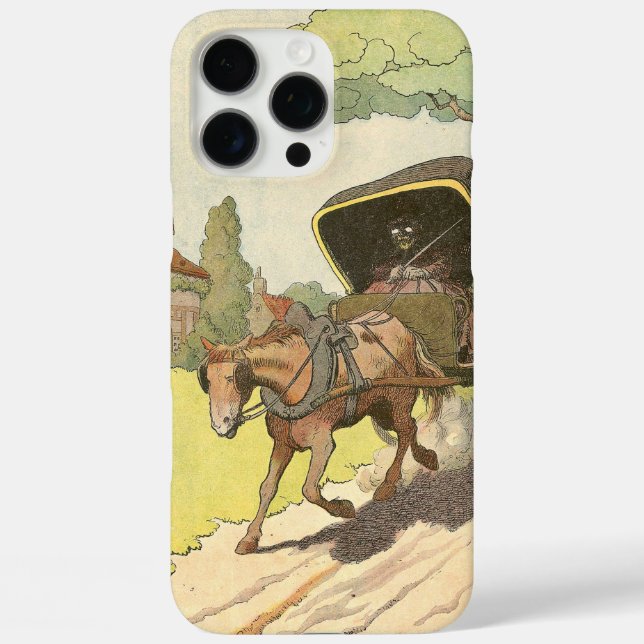 Rustic Horse and Buggy Illustrated Case-Mate iPhone Case (Back)
