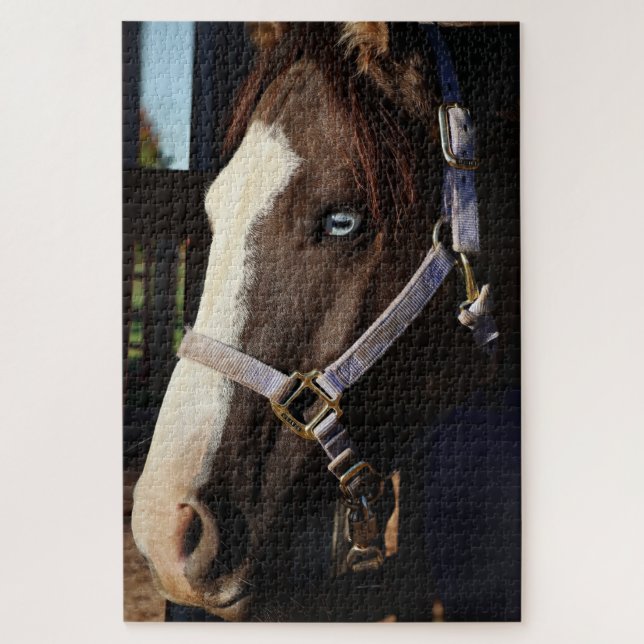 Rustic Horse Photography Puzzle- Original Photo Jigsaw Puzzle (Vertical)