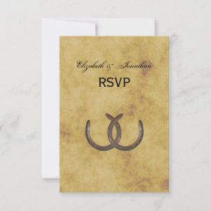 Rustic Horseshoes Distressed BG RSVP