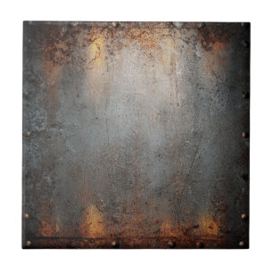 Rustic Industrial Metal Tile