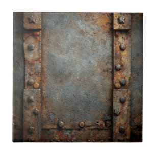Rustic Industrial Metal Tile