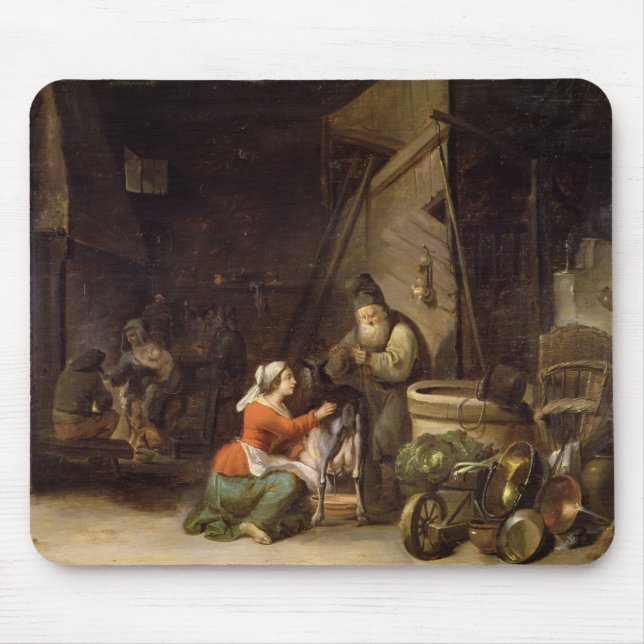 Rustic Interior Mouse Pad (Front)