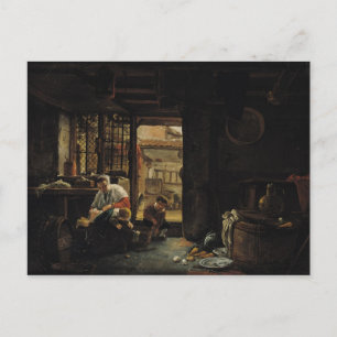 Rustic Interior Postcard