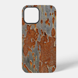 Rustic Iron: Yellow Mottled. iPhone 12 Case