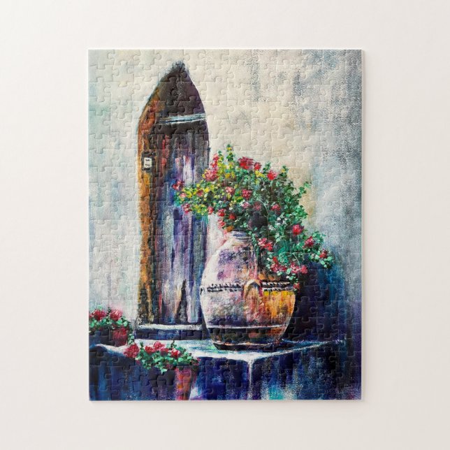 Rustic Italian European Art Multicolor Jigsaw Puzzle (Vertical)