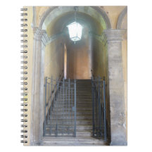 Rustic Italian Staircase Photo Spiral Notebook