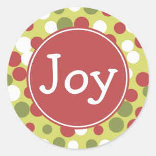 Rustic Joy Holiday Stickers