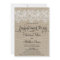 Rustic Jute and Lace Engagement Party