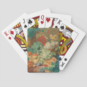 Rustic Kitchen Art Vintage Fruit Flower Print Playing Cards