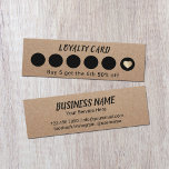 Rustic Kraft 6 Punch Loyalty<br><div class="desc">Rustic Kraft 6 Punch Loyalty Cards.</div>