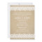 Rustic Kraft and Lace Wedding Rehearsal and Dinner