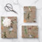 Rustic Kraft Black Cap Chickadee Christmas Party