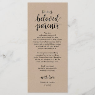 Rustic Kraft, Black Place Setting Merci Cartes