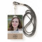 Rustic Kraft ID Card | Modern Photo Employee QR