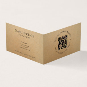 Rustic Kraft Modern Stylish Professional 