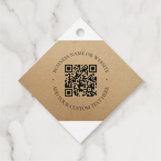 Rustic Kraft Modern Stylish Professional Favour Tags