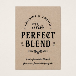 Rustic Kraft No Hole The Perfect Blend Favoriser T