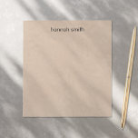 Rustic Kraft Notepad<br><div class="desc">Rustic Kraft Notepad. Faux kraft image background</div>