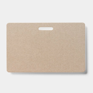 Rustic Kraft Paper Blank Template Custom Badge