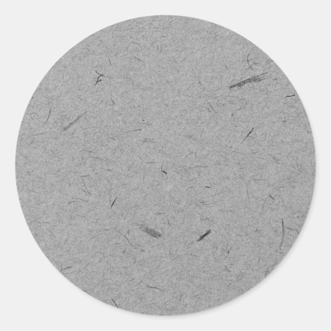 Rustic Kraft Paper Blank Template Custom Classic R Round Sticker (Front)
