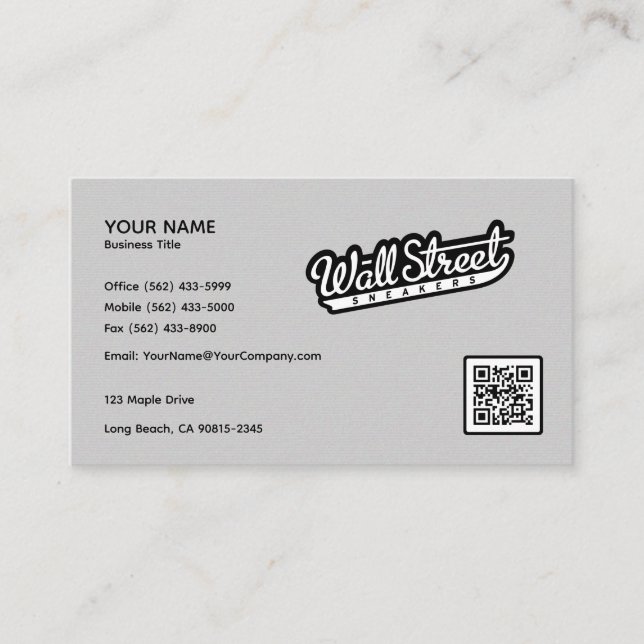 Rustic Kraft Paper Business Card Background (Front)