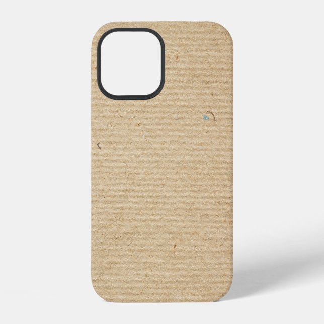 Rustic Kraft Paper: Textured Background. iPhone Case (Back)