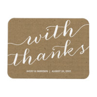 Rustic Kraft Paper Wedding Favour