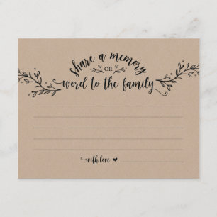 Rustic Kraft partage une carte mémoire