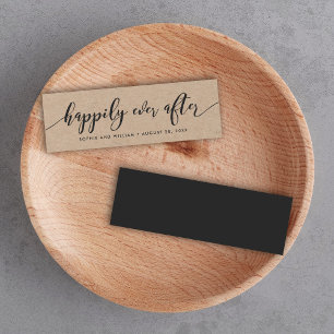 Rustic Kraft Script Relax Happy Jamais Après