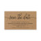 Rustic Kraft Simple Script Save The Date