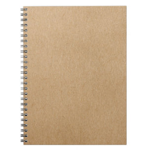 Rustic Kraft Simple Stylish Boho Notebook
